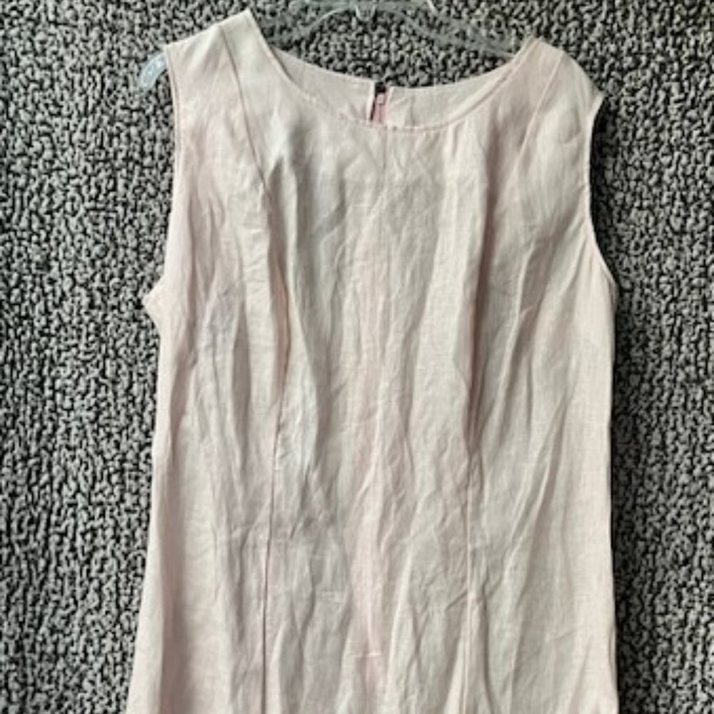 Light Pink Sleeveless Summer Dress